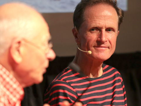 Philip Hoare with Dr Karl